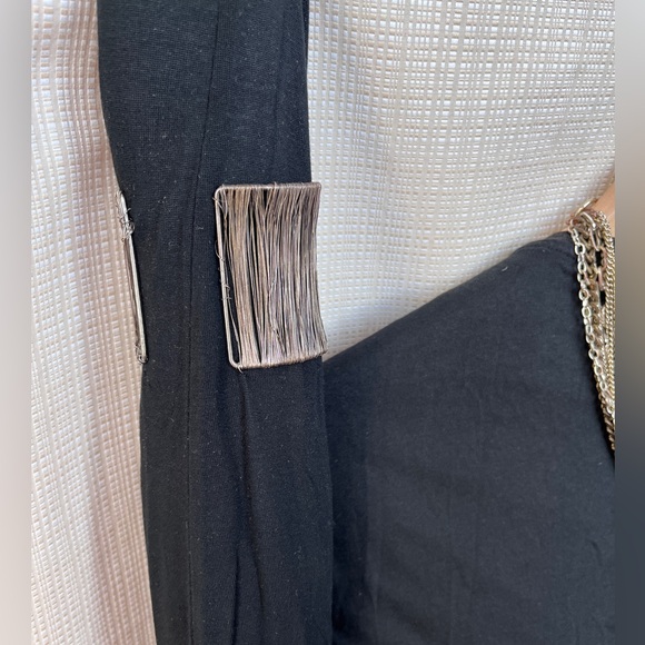 Mixed Metal Chain Layered Necklace & Cuff Set Apocalyptic Dystopian Grunge - Picture 9 of 16